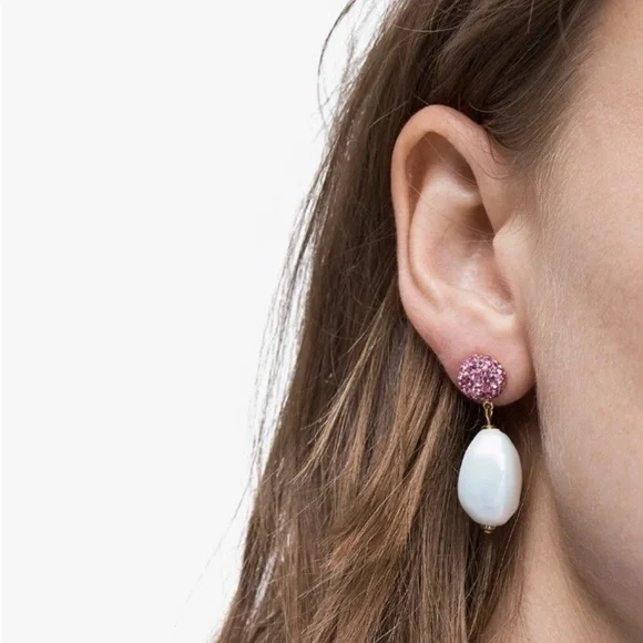 NWT Kate Spade Pearl Power Drop Earrings - Picture 7 of 7